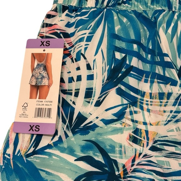 OP Ocean Pacific Palm Print Board Shorts XS - Picture 6 of 10
